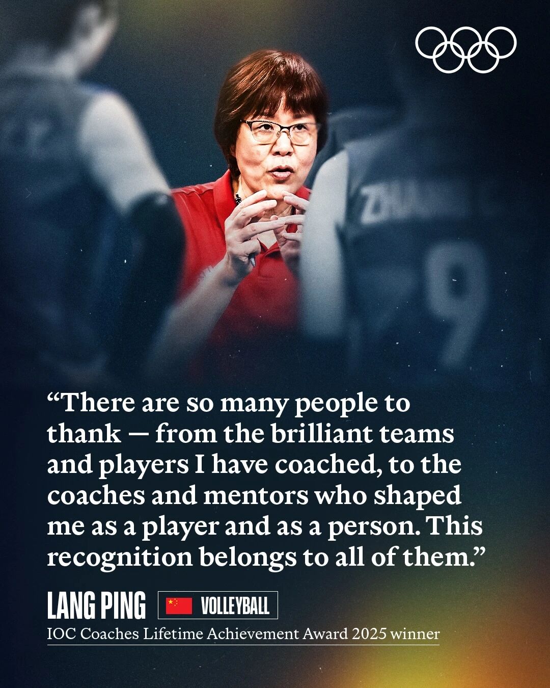 郎平再添殊荣，获国际奥委会教练终身成就奖，